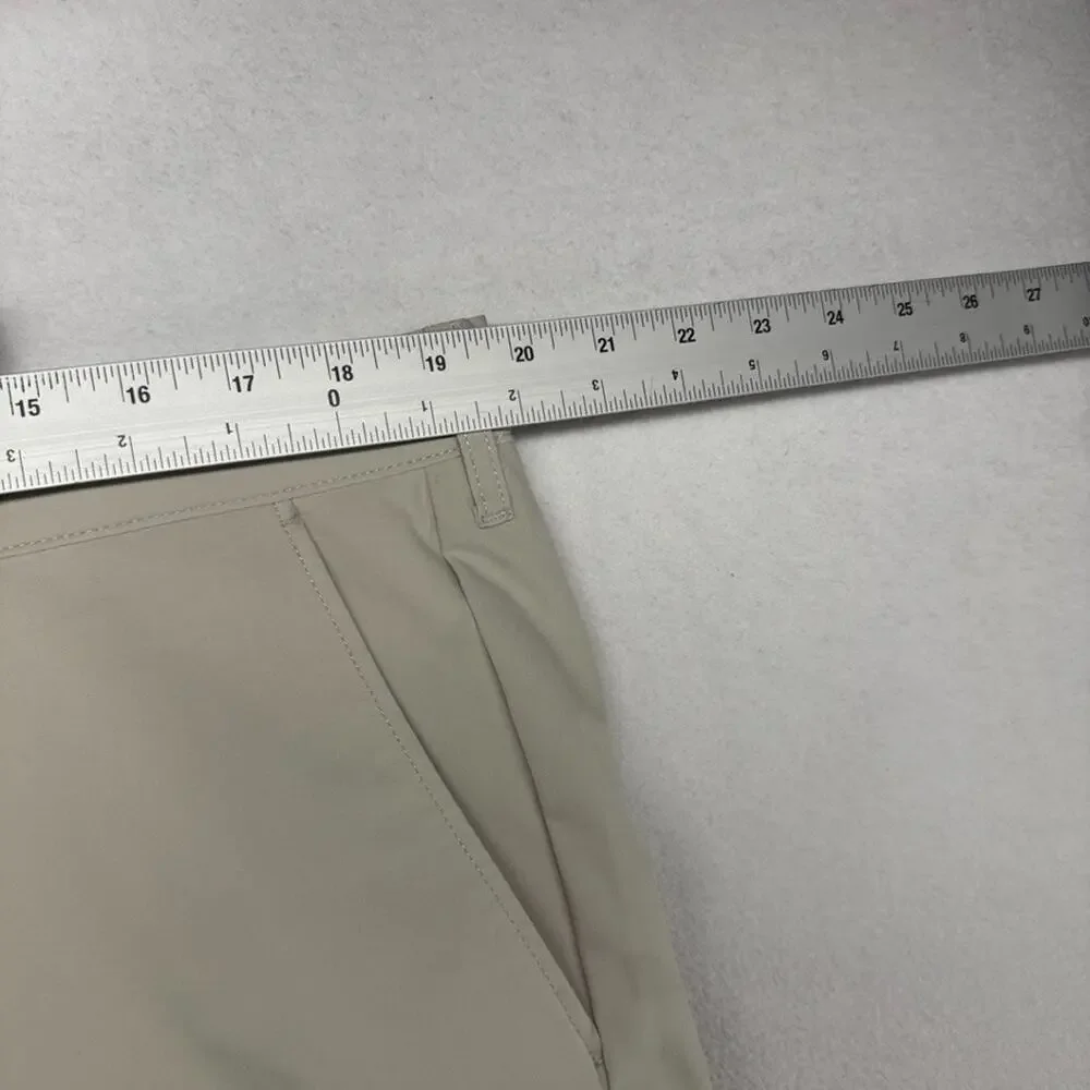J Crew Pants men's 38x32 Beige tan Tech Performance Golf Wicking Flawed With Tag